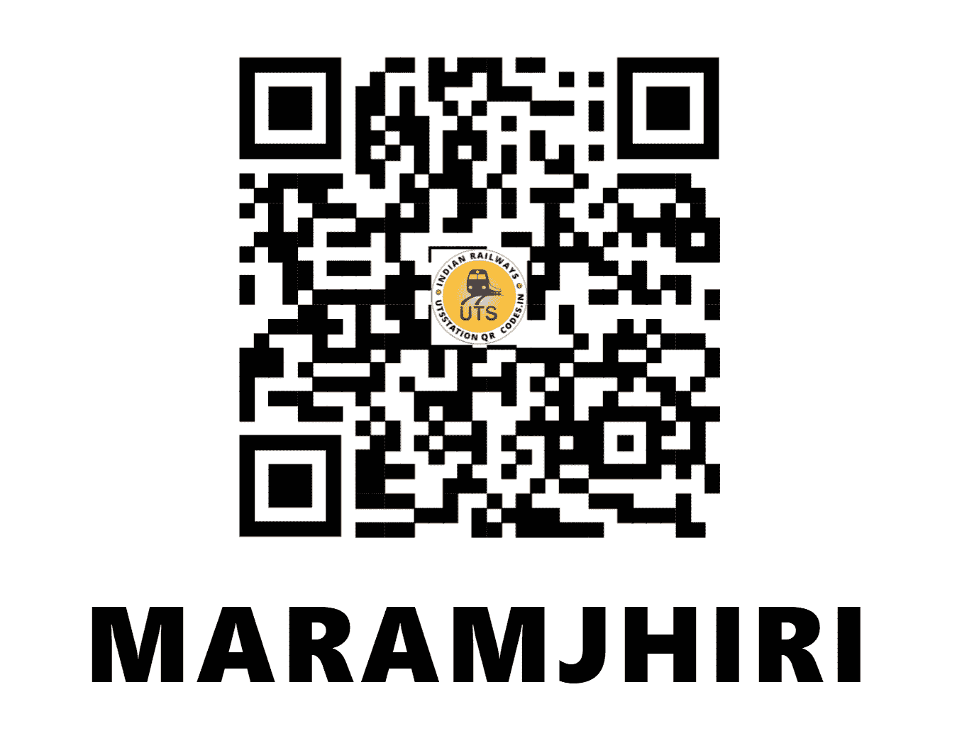 UTS QR Code for MARAMJHIRI - MJY (CR - MADHYA PRADESH)